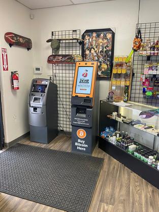 GetCoins - Bitcoin ATM - inside of Oh Baby Smoke Shop 