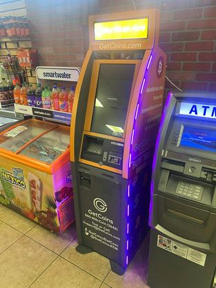 GetCoins - Bitcoin ATM - inside of Lucky 7 Food Stores